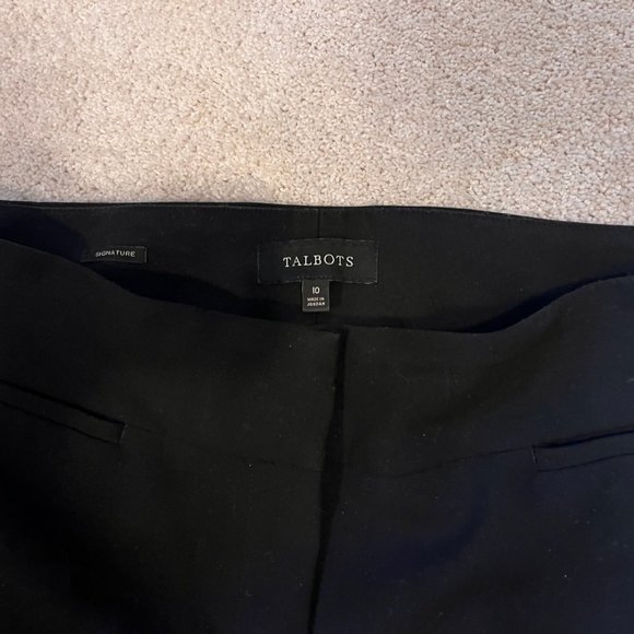 Talbot black signature dress pant, size 10 - Picture 2 of 3